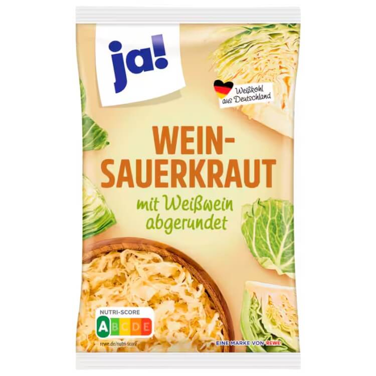 ja! German Sauerkraut (520g)